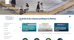 Desktop Screenshot of droit1.univ-nantes.fr