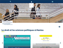Tablet Screenshot of droit1.univ-nantes.fr