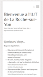 Mobile Screenshot of blogs.iutlaroche.univ-nantes.fr