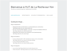 Tablet Screenshot of blogs.iutlaroche.univ-nantes.fr