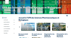 Desktop Screenshot of pharmacie.univ-nantes.fr