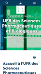 Mobile Screenshot of pharmacie.univ-nantes.fr
