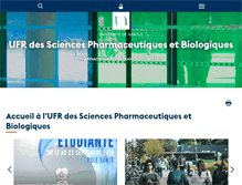 Tablet Screenshot of pharmacie.univ-nantes.fr