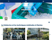 Tablet Screenshot of medecine.univ-nantes.fr