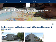 Tablet Screenshot of igarun.univ-nantes.fr