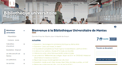 Desktop Screenshot of bu.univ-nantes.fr