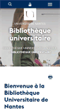 Mobile Screenshot of bu.univ-nantes.fr