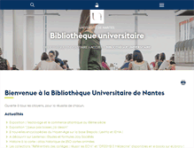 Tablet Screenshot of bu.univ-nantes.fr