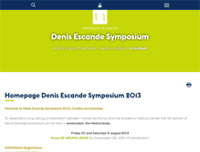 Tablet Screenshot of denisescandesymposium.univ-nantes.fr